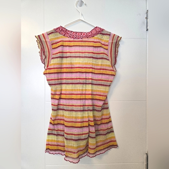 Patterned Mesh Top - Picture 3 of 3